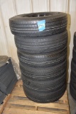1 Lot of 6 Advance 235/85 R16 14-Ply Tires w/8-Bolt Black Wheels