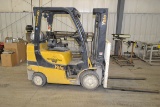 Yale Forklift Model GLC060 w/5500 lb. Capacity, 13,819 Hr., 3-Stage Lift Side Shift, 54