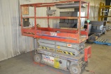 SkyJack SJ3-3219 w/Extension Cage, Hard Surface Tires, and 110v Auxiliary on Top Deck; Approx. Two S