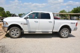 2017 Dodge Ram 2500 Laramie 4x4 Pickup w/Cummins Engine, Heavy Duty, White Exterior, Black Leather I