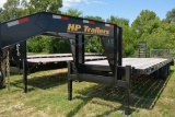 HP Trailers 20'x5' Hi Deck Gooseneck w/Tandem 10K Duals, Adjustable Width 22