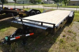 HP Trailers 24' Tilt Bed Trailer w/Electric Tilt, Tandem 7K Axles, Drive Over Fenders, Wood Floor, O