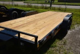 HP Trailers 18' Tilt Bed Trailer w/Electric Tilt, Wood Floor, Winch Plate, 2-5/16