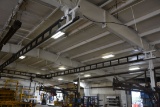 Commercial Grade Dual Electric 3-Phase Overhead Hoist System; To be removed within 2 weeks.