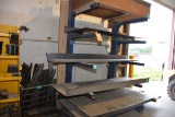5-Tier Cantilever Material Storage Rack; Approx. 10'x6'x4'; RACK ONLY