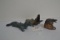 Pair of Alligator Paperweights and Alligator Souvenir from St. Augustine, Fl., Alligator Farm