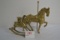Brass Candleholder Rocking Horse and Carousel Horse