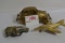 Brass Fighter Jet and Volkswagen Beetle w/CJ5 Brass Belt Buckle by MBCI