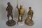 Group of 3 Advertising Statues including Viking, Coal Miner, and Boy Scout (Damaged)