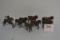 Group of Small Miniature Pot Metal Horses
