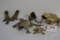 1 Lot of 6 Brass Frogs and 1 Ash Pot