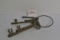 1 Lot of Metal Contemporary Jail Keys