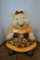 Large Plaster of Paris Piggy Bank