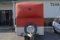 Wells Cargo 10' Aluminum Enclosed Single Axle Trailer w/Fold Down Tailgate, Side Door; Red in Color;