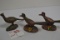 Pair of New Mexico and Arizona Souvenir Roadrunner Figurines and 1 Avon Pheasant Figurine