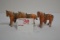 Group of 3 Vintage Metal Handpainted Horses