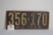1929 Missouri License Plate