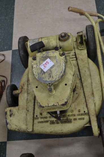 Lawnboy No. 18 Vintage Push Lawn Mower; Ran When Put Up