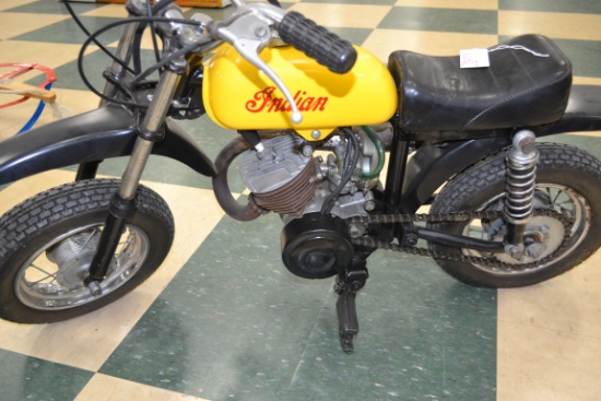 Indian MM5A Minibike; SN 35213; Original Condition; Rare; Ran 2 years ago.