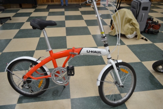 Portable U-Haul Folding 6-Speed Bicycle