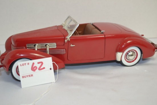Ertl 1/18 Scale 1937 Cord 812; Loose Bumper