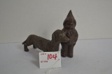 Iron Gnome and Dachshund Dog