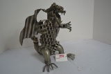 Homemade Dragon Made from Spare Parts including Chain, Pipe Fittings, Etc.