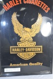 Harley Cigarettes Tin Advertising Sign; 17-1/2