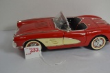 Solido 1/12 Scale 1958 Chevrolet Corvette Convertible; Metal