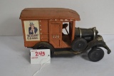 Cast Iron U.S. Mail Truck w/Spare Tire