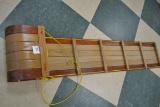 Paris Wooden Toboggan; Approx. 6' Length; NOS
