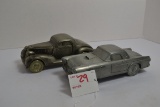 1934 LaSalle and 1955 Ford Thunderbird All-Metal Banks