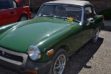 1978 MG Spitfire Midget Convertible w/4-Speed Manual Transmission; 42,370 Original Miles; Green in C
