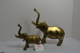 Pair of Brass Elephants; 8