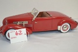 Ertl 1/18 Scale 1937 Cord 812; Loose Bumper