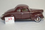 Ertl 1/18 Scale 1940 Ford Coupe; Broken Front Bumper