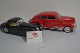 Jada 1/24 Scale 1947 Chevrolet and Bburago 1943 Jaguar XK120