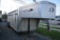 2003 South Classic Stock Trailer, 24', All Aluminum, 3 Compartment, Gooseneck, 7.50-R16 Tires @ 20%,