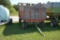 Heider Silage Wagon, On JD Running Gear, With Hoist, Auto Back Door