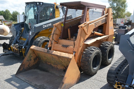 Case 1845C Skid Loader, Runs Good, 12x16 Almost New Tires, 2190 Hours, Bucket Rusted Out