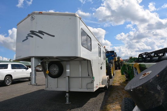 2011 D/D 2 Horse Aluminum Trailer, Gooseneck Hitch, Used Very Little, Always Shedded, 17 Hand Tall,
