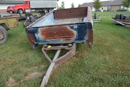Ford Pickup Box Trailer, 8', Needs Tires