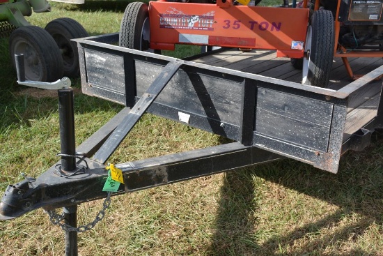 2002 5410 "Outlaw" Utility Trailer, 2500lb Axle, 2" Ball, Mesh Ramp, Wood Floor, 205/75R15 Tires