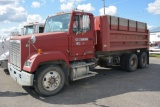 Freightliner Rock Truck, 9 Speed, Dual 50gal Tanks, Cat Engine, 14' All Steel Box, Single Cylinder L