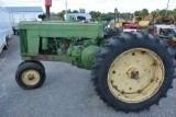 1954 John Deere 60 Tractor, Runs Good, Straight Tin Work, Fair Paint, Power Steering, Starts Good, 1