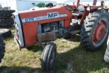 Massey Ferguson 275 Diesel, 2297 Hours, Perkins, 2 SCV'S, New Batteries, 15.5-38 Rear Rubber @ 70%,