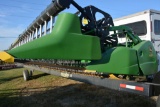 2009 John Deere 630F Bean Head, Air Reel, Good Head