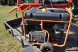 Generac GP17,500E Generator, Works Good, New Battery, 36.7 Hours, 4-120v outlets, 2-30 amp 120v, 1-3