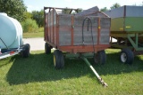 Heider Silage Wagon, On JD Running Gear, With Hoist, Auto Back Door