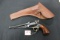 ABM Black Powder Only .44 Cal. Cap and Ball Revolver w/Leather Holster; Made in Italy; SN 16624